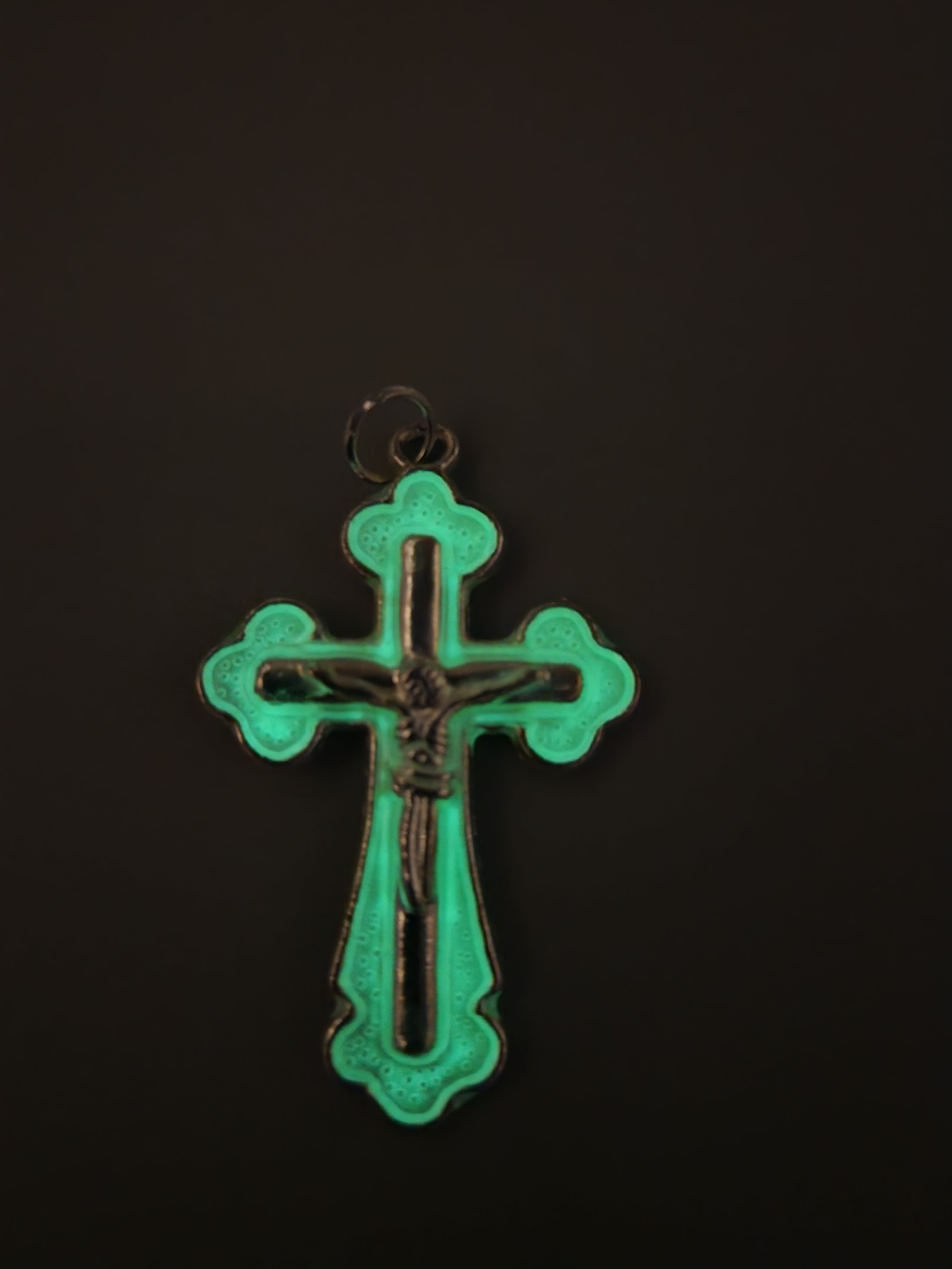 Cross Necklace Glow in the Dark