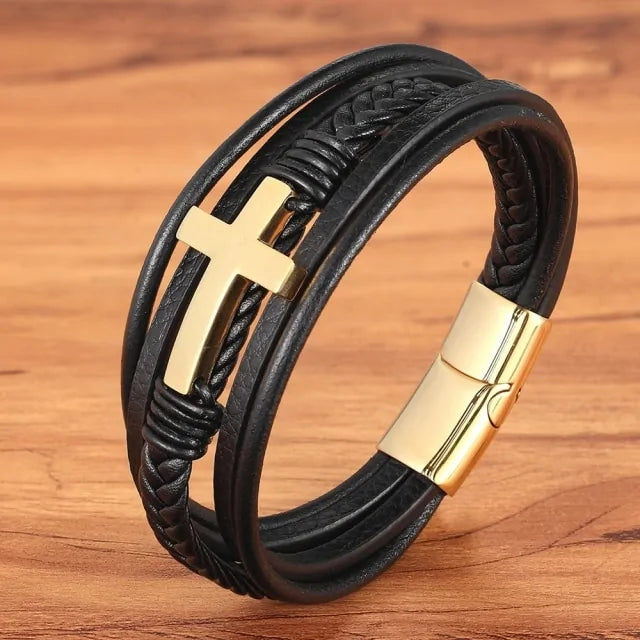 Luxury Multicolor Cross Design Classic Bracelet