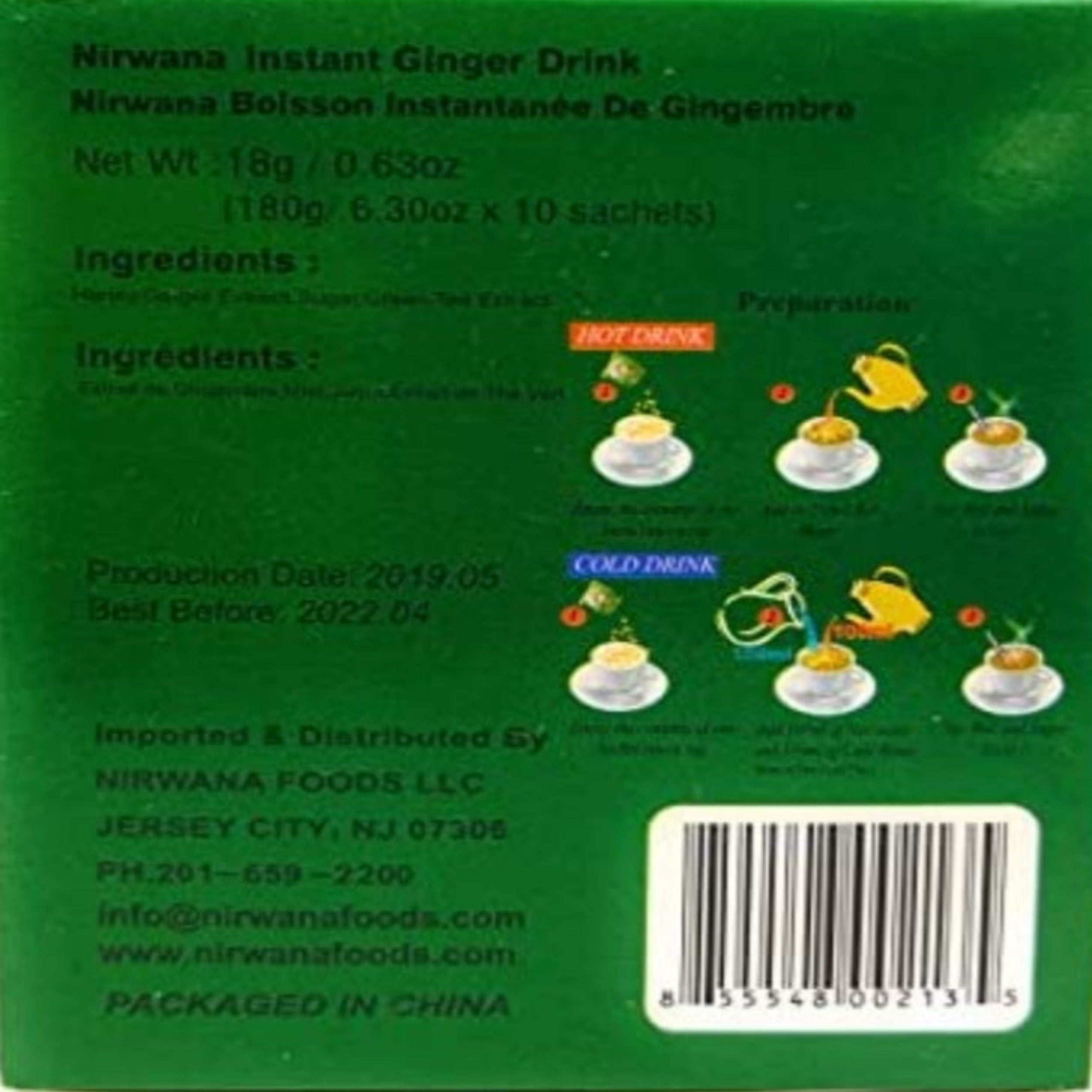 Nirwana Honey Ginger Tea