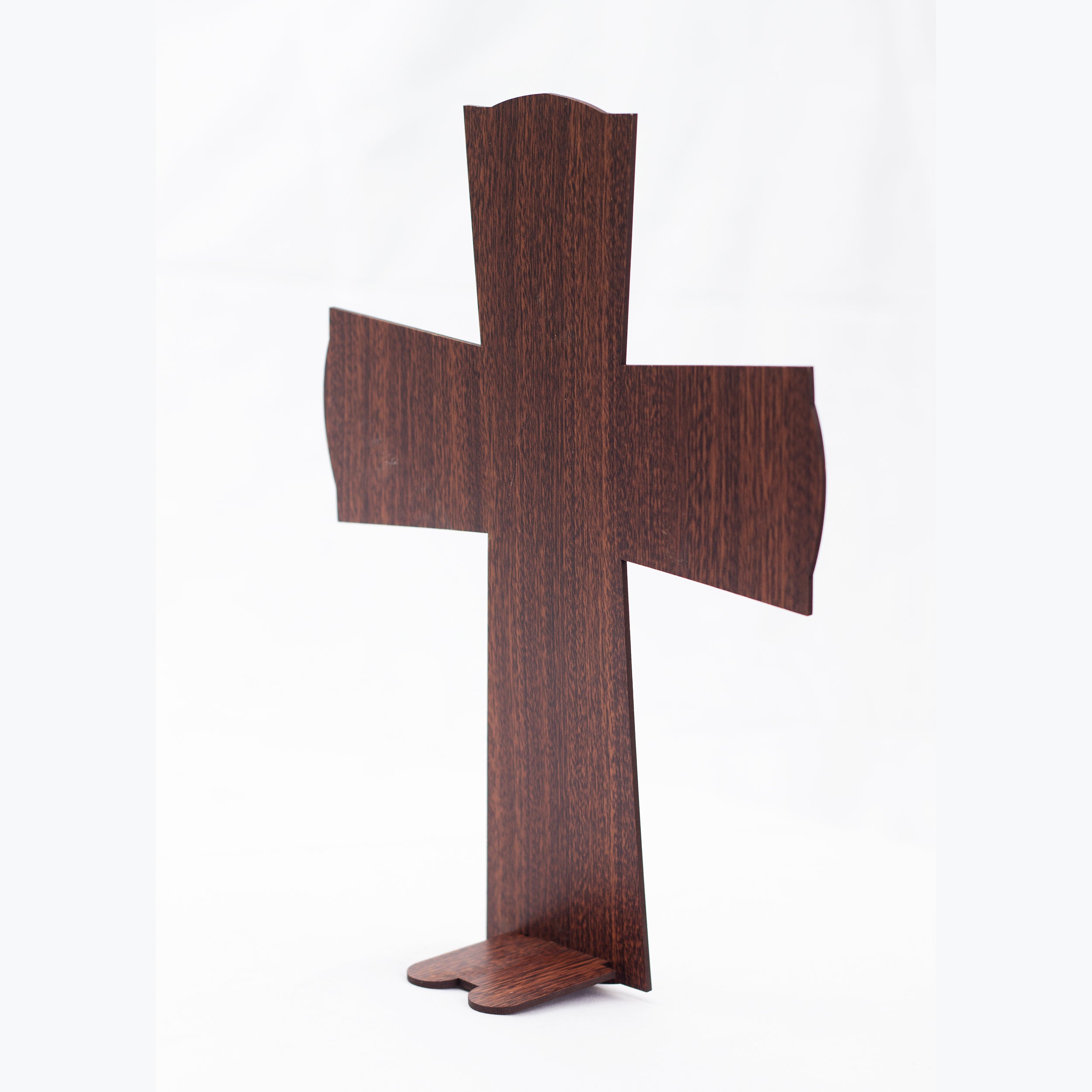 Cross Wooden Tables and Walls