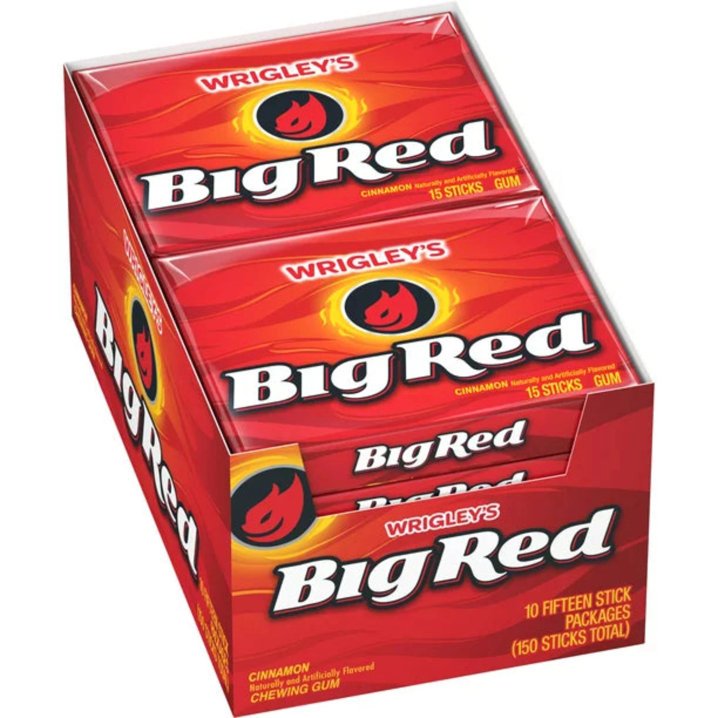 Wrigley's Big Red Cinnamon Chewing Gum (15 pieces